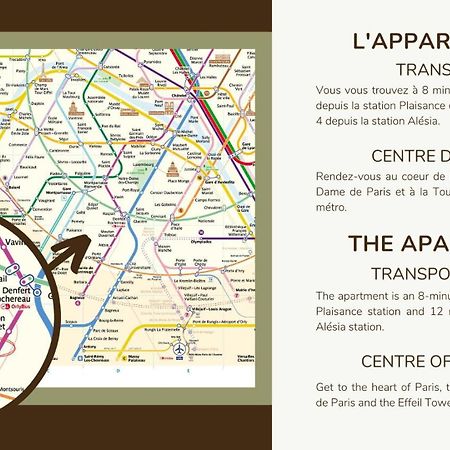 Apartment 1 Bedroom # Paris 14 # Alesia المظهر الخارجي الصورة
